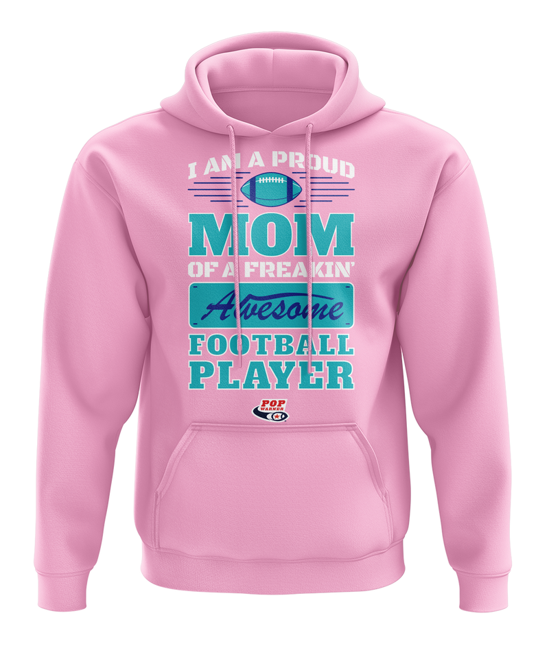 Proud Mom Football Hoodie