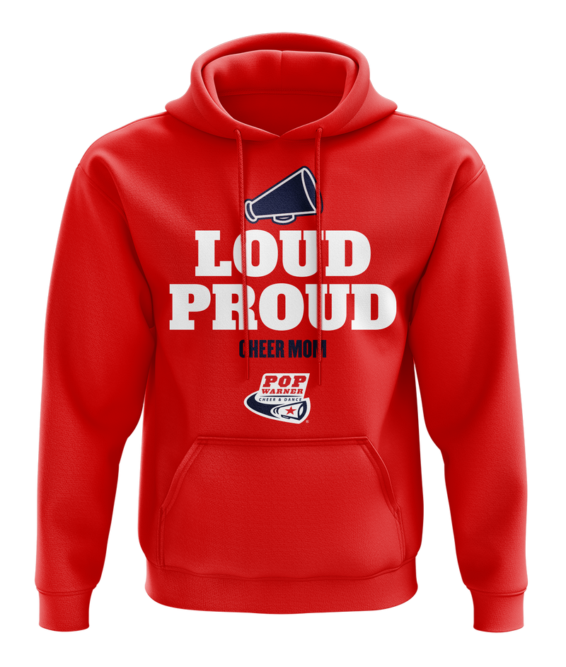 Loud Proud Cheer Mom Hoodie